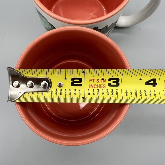 VTG 1988 Potpourri Press Coffee Mugs Seashell Shell Coral Pair Set of 2 EUC LN - Picture 9 of 9